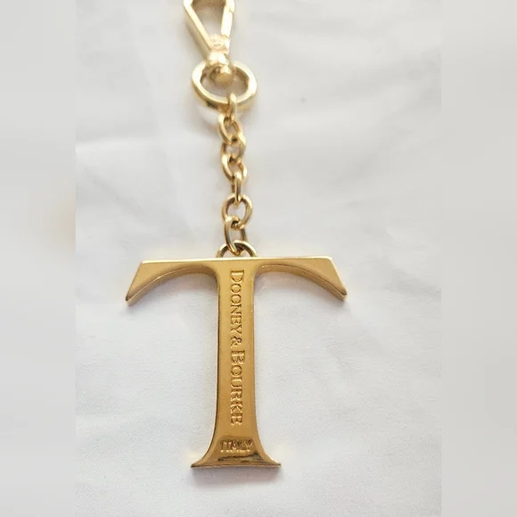 This is a Dooney & Bourke Monogram Pendant Key Chains. Selling The Pair/ Single - Picture 3 of 7